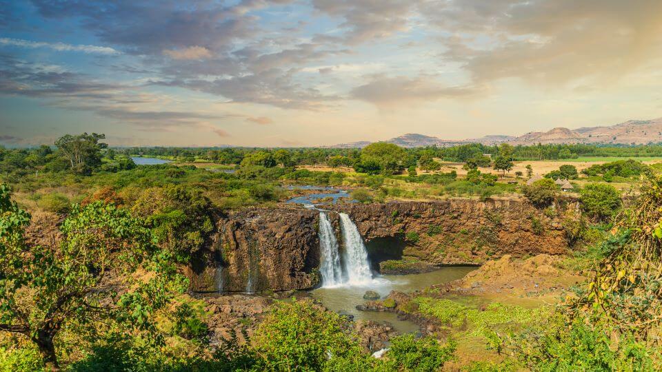 The Blue Nile Falls